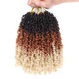 Xtrend Pre-Twisted Passion Twist Hair Ombre Crochet Braid Hair Bohemian Curl Passion Twist Synthetic Braiding Hair Extensions