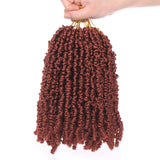 Xtrend Pre-Twisted Passion Twist Hair Ombre Crochet Braid Hair Bohemian Curl Passion Twist Synthetic Braiding Hair Extensions