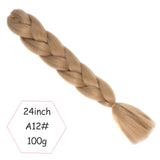 Xtrend 24inch 100g Synthetic Crochet Jumbo Braids Kanekalon Braiding Hair Extensions