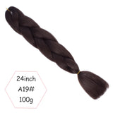 Xtrend 24inch 100g Synthetic Crochet Jumbo Braids Kanekalon Braiding Hair Extensions