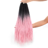 Xtrend 24inch 30strands Senegalese Twist Ombre Kanekalon Braiding Hair  Blonde Blue Synthetic Crochet Braids Hair Extensions