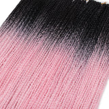 Xtrend 24inch 30strands Senegalese Twist Ombre Kanekalon Braiding Hair  Blonde Blue Synthetic Crochet Braids Hair Extensions