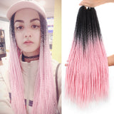 Xtrend 24inch 30strands Senegalese Twist Ombre Kanekalon Braiding Hair  Blonde Blue Synthetic Crochet Braids Hair Extensions