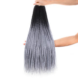 Xtrend 24inch 30strands Senegalese Twist Ombre Kanekalon Braiding Hair  Blonde Blue Synthetic Crochet Braids Hair Extensions
