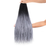 Xtrend 24inch 30strands Senegalese Twist Ombre Kanekalon Braiding Hair  Blonde Blue Synthetic Crochet Braids Hair Extensions