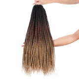 Xtrend 24inch 30strands Senegalese Twist Ombre Kanekalon Braiding Hair  Blonde Blue Synthetic Crochet Braids Hair Extensions