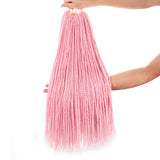 Xtrend 24inch 30strands Senegalese Twist Ombre Kanekalon Braiding Hair  Blonde Blue Synthetic Crochet Braids Hair Extensions