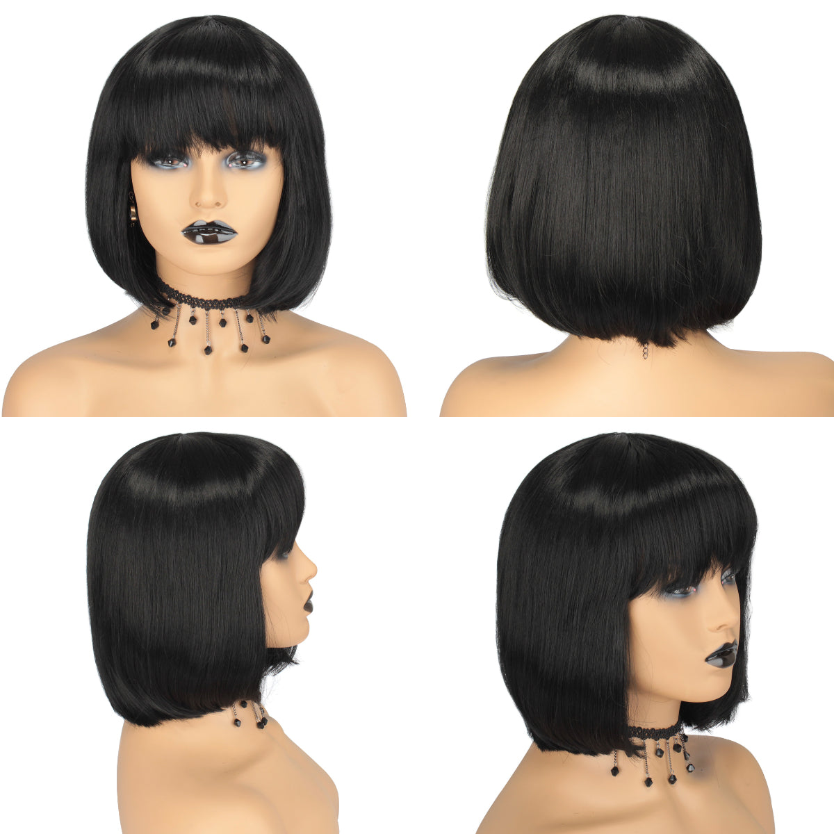 Lace Short Bob Wigs Brazilian Remy Hair Meddle Ratio Red Blue Yellow Orange 613 Lace Front Synthetic Hair Wigs