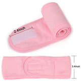 Xtrend 4 PCS Facial Headband Makeup Wrap Terry Cloth Headband Adjustable Towel for Face Washing Shower