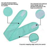 Xtrend 4 PCS Facial Headband Makeup Wrap Terry Cloth Headband Adjustable Towel for Face Washing Shower