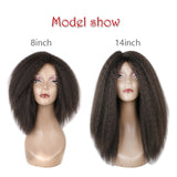 Xtrend Yaki Straight Hair Bundles Short Synthetic Crochet Braids Hair Weave For Black Women