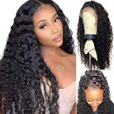 Human Hair Curly Lace Front Wigs Brazilian Human Hair Wig with Baby Hair Pre Plucked Natural Hairline Wigs