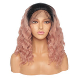 14" 24" Long Curly Hair High Temperature Hair wig African American Hairstyle Synthetic Hair Wigs For Woman Black Natural