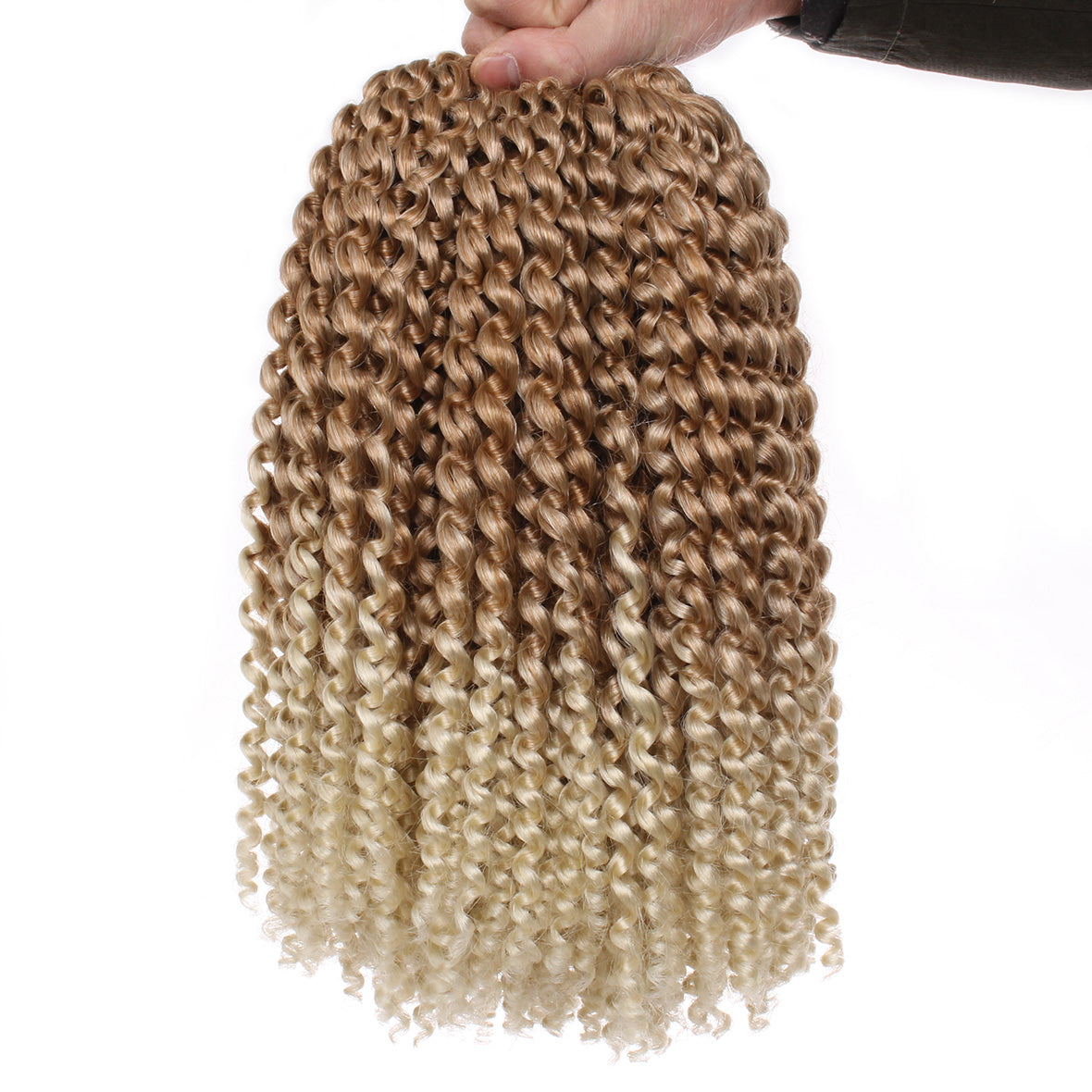 12 Inch Passion Twist Hair Water Wave Crochet Braiding Hair Bohemian Curly Hair Extensions