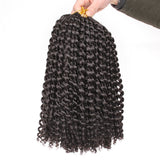 12 Inch Passion Twist Hair Water Wave Crochet Braiding Hair Bohemian Curly Hair Extensions