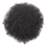 Xtrend Short African Kinky Curly Wrap Drawstring Puff Ponytail Hair Extensions Wig with 2 Clips Afro Ponytail Drawstring For Black Women