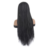 Braided Wig High Temperature Fiber Hair Lace Front Synthetic Hair Wig Box Braids Synthtic Wigs