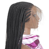 Braided Wig High Temperature Fiber Hair Lace Front Synthetic Hair Wig Box Braids Synthtic Wigs
