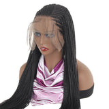 Braided Wig High Temperature Fiber Hair Lace Front Synthetic Hair Wig Box Braids Synthtic Wigs