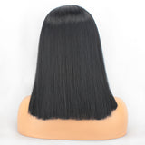 Xtrend 14inch Bob Synthetic Lace Front Hair Wigs Black Red Ombre Lace Wig Middle Part