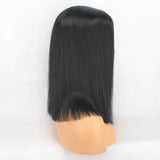Xtrend 14inch Bob Synthetic Lace Front Hair Wigs Black Red Ombre Lace Wig Middle Part