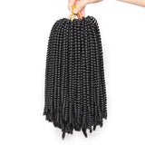 12 Inch Spring Twist Ombre Colors Butterfly locs Crochet Braids Synthetic Hair Extensions