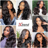 13x4 Body Wave Lace Front Human Hair Wigs 150% Density Unprocessed Brazilian Virgin Human Hair Wigs with Baby Hair Pre Plucked Natural Hairline for Women