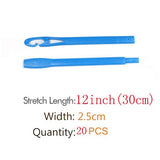 Hair Rollers Super Long Spiral Styling Magic Hair Curlers Kit Water Ripple Hair Curler - 40pcs&55cm