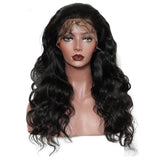 180% Density Pre Plucked Full Lace Human Hair Wigs With Baby Hair Body Weave  Bleached Knots Virgin Hair