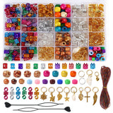 Xtrend Hair Ring Tube Beads Dreadlocks Beads Hair Tube Beads Dreadlocks Hair Braiding Beads Jewelry Hair Decoration Accessories