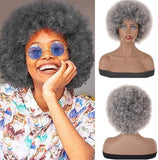 Xtrend Afro Kinky Curly Wig Women Short Synthetic Hair 4inch For Party Cosplay Wigs