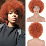 Xtrend Afro Kinky Curly Wig Women Short Synthetic Hair 4inch For Party Cosplay Wigs