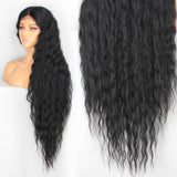 Synthetic Lace Front Wig For Women 40 Inch Supper Long Natural Wave Hair Wigs Cosplay Wig