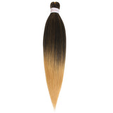 Xtrend Pre-stretched Braiding Hair Natural Black Blonde Crochet Braids Hair 16'' 20'' 30'' Hot Water Setting Perm Yaki Synthetic Braiding Hair Extension for Twist Braids