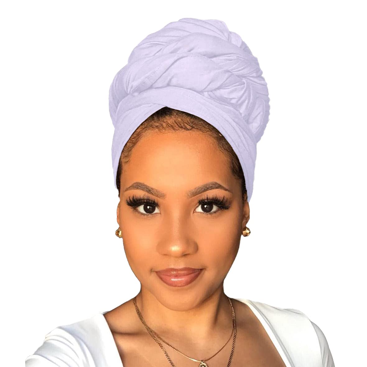 Xtrend Stretch Head Wrap Scarf Stretch Turban Long Hair Scarf Wrap – Hair