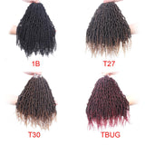 14 Inch pre twisted spring twist hair fluffy crochet braids spring twist pre loop goddess gypsy twist braiding