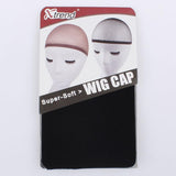 6 Packs Stocking Wig Caps Stretchy Nylon Wig Caps for Women Close End Mesh Wig Caps