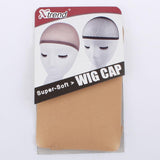 6 Packs Stocking Wig Caps Stretchy Nylon Wig Caps for Women Close End Mesh Wig Caps