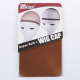 6 Packs Stocking Wig Caps Stretchy Nylon Wig Caps for Women Close End Mesh Wig Caps