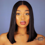 Xtrend 14inch Bob Synthetic Lace Front Hair Wigs Black Red Ombre Lace Wig Middle Part