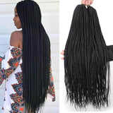 Xtrend 30 Inch Box Braids Crochet Hair Pre-looped Crochet Hair Ombre Knotless Box Braids Extensions