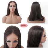 Xtrend Short Bob Lace front Human Hair Wigs Pre Plucked Straight 150% Density 4x4 Deep Part Frontal Virgin Remy Brazilian Hair