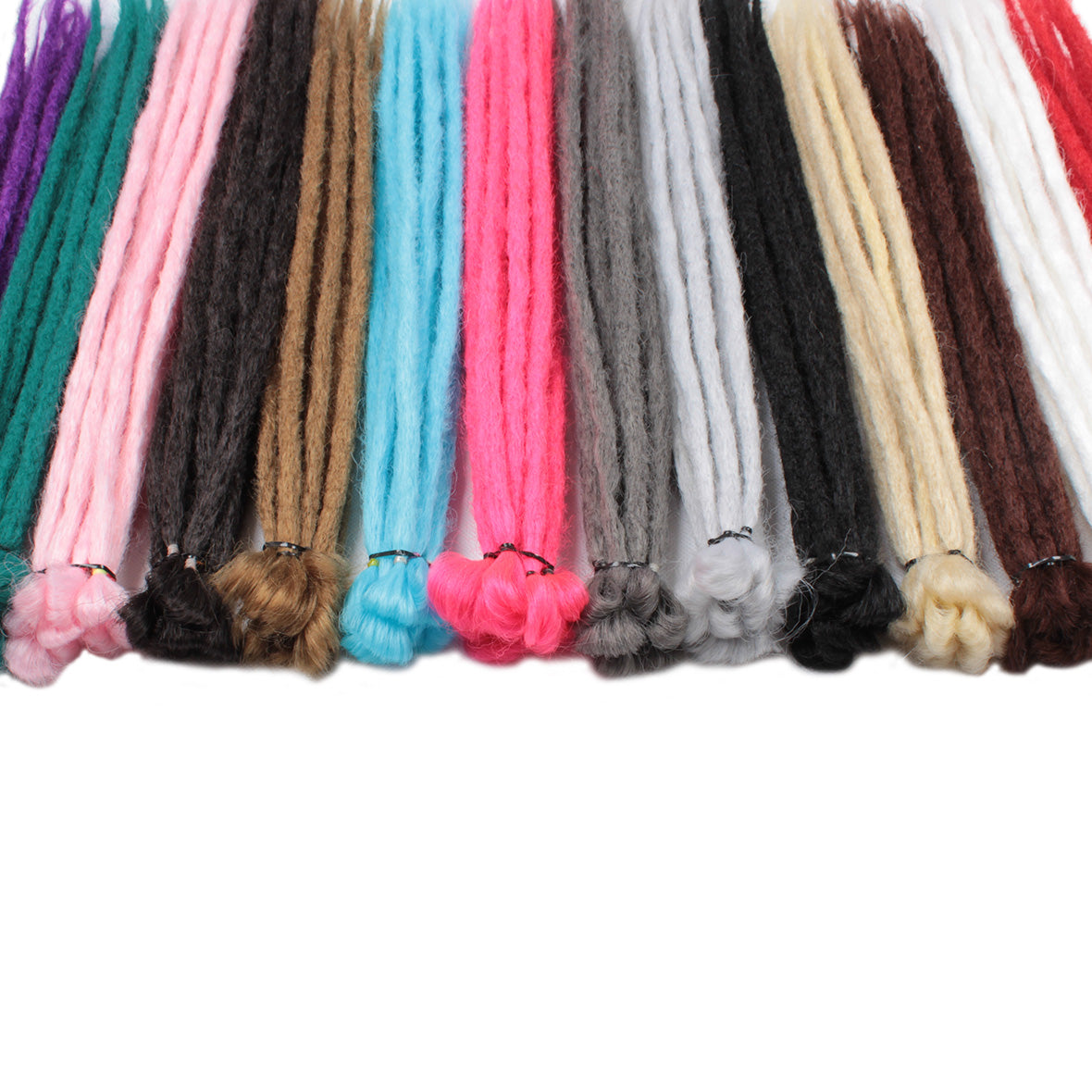 20 inch Handmade Dreadlocks Extensions Fashion Reggae Crochet Hip-Hop Synthetic Dreads Crochet Braiding Hair