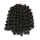 Xtrend 8inch Short Jumpy Wand Curl Braids Hair Synthetic Crochet Braids Hair Extension