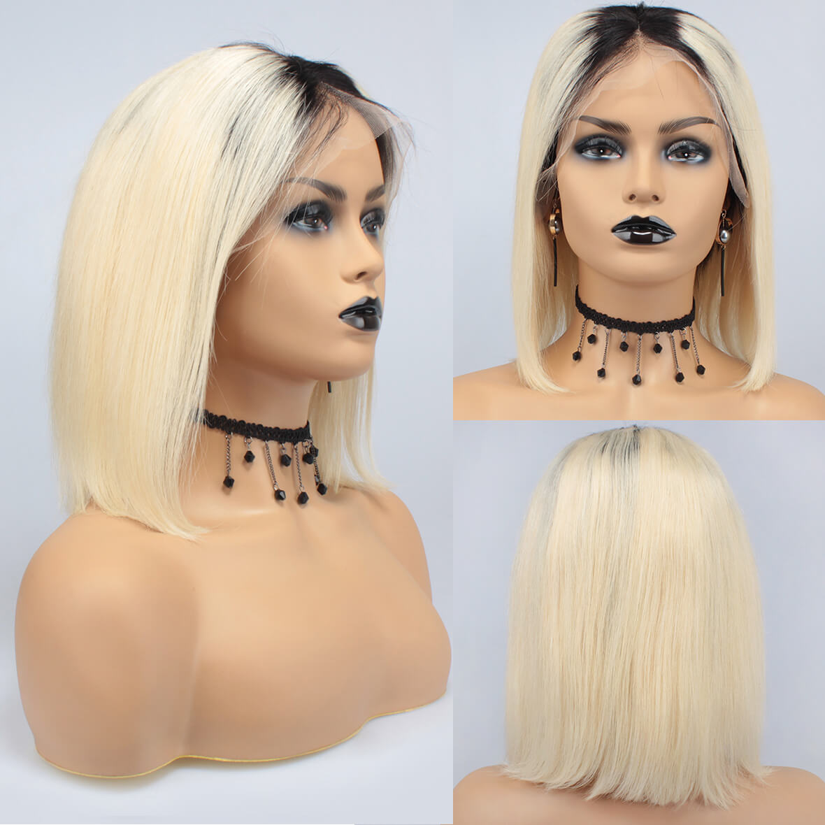 blonde lace front wig perruque cheveux humain bresiliens solde