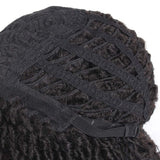 Short Dreadlock Wig Curly Synthetic Faux Locs Wigs 8 Inch Crochet Braids Wig