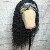 Headband Wig Human Hair Curly Human Hair Wigs for Black Women Brazilian Virgin Hair Glueless None Lace Front Wigs