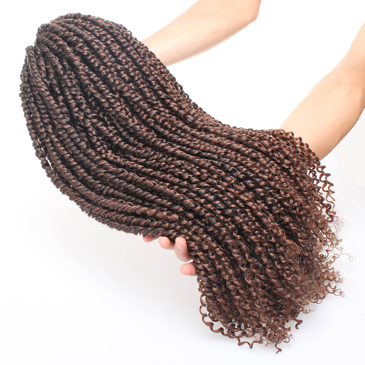 22inch Pre-twisted Passion Twist Crochet Braids Hair Ombre Pre-looped Crochet Braids Synthetic Braiding Hair Extensions