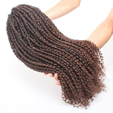 22inch Pre-twisted Passion Twist Crochet Braids Hair Ombre Pre-looped Crochet Braids Synthetic Braiding Hair Extensions