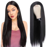 Xtrend Straight Lace Front Wig Long Synthetic Wig Glueless Pre Plucked Lace Wig Heat Resistant Middle Part Wig for Women Daily Party Use